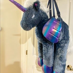 Justice 3D Unicorn Costume & Claire’s Light Up Unicorn Flower Headband
